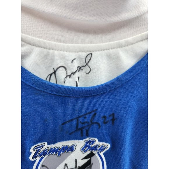 *SIGNED* NHL Tampa Bay Lightning Childs Outfit T Taylor/D Andreychuk/R Fedotenko - Picture 2 of 12